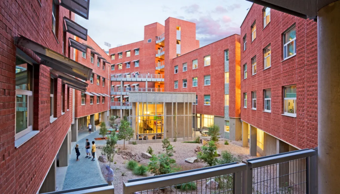 Red Brick Campus Buildings