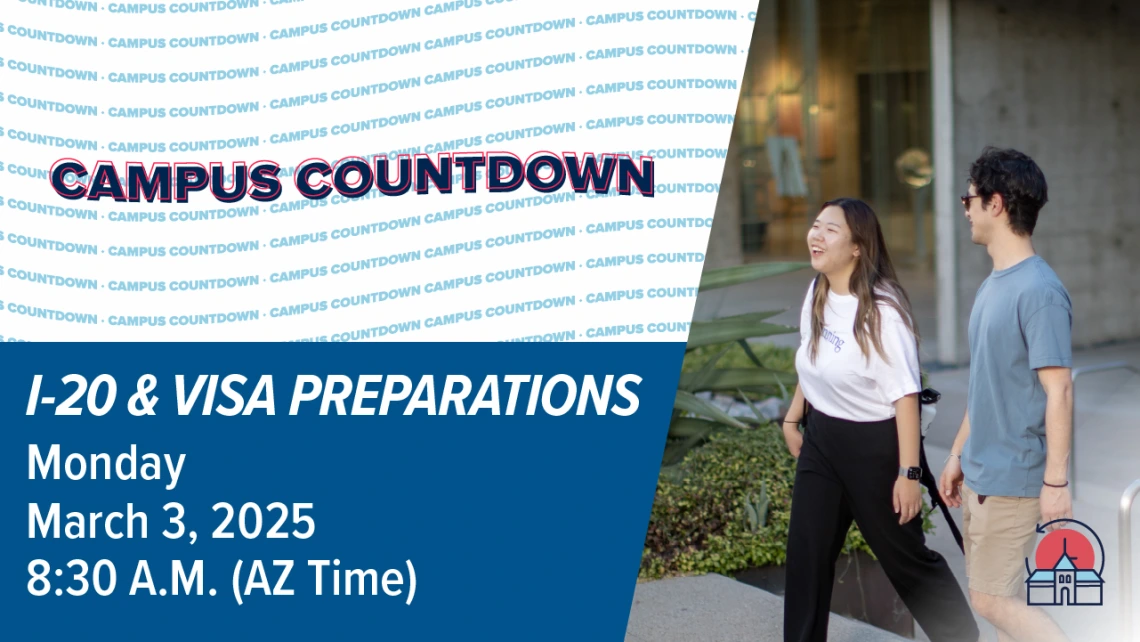 Campus Countdown I-20 and Visa Prep