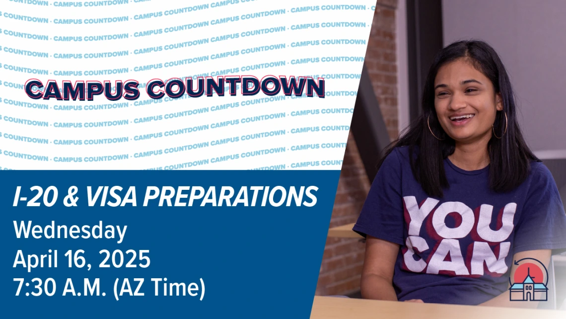 Campus Countdown I-20 and Visa Prep